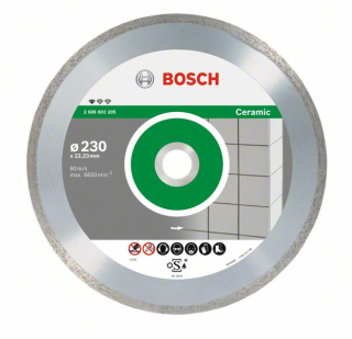 Bosch Diamantový rezací kotúč Standard for Ceramic 230 x 22,23 x 1,6 x 7 mm 10ks 2608603234