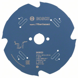 Bosch Pílový kotúč Expert for Fibre Cement 140 x 20 x 1,8 mm, 4 1ks 2608644120