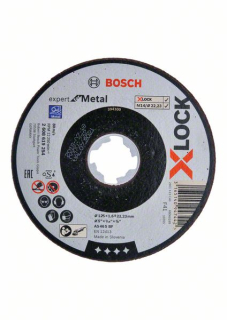 Rezací kotúč Bosch X-LOCK Expert for Metal 125x1,6 AS46S BF 1ks 2608619254