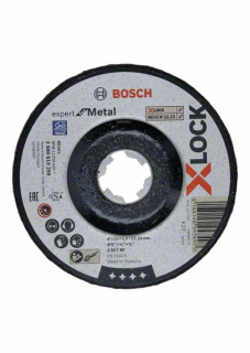 Brúsny kotúč s prelisom Bosch X-LOCK ExpertforMetal 125x6 A30T BF 1ks 2608619259
