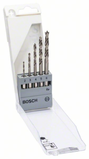 Sada vrtákov do dreva Bosch 5-dielna - šesťhran 2608595525